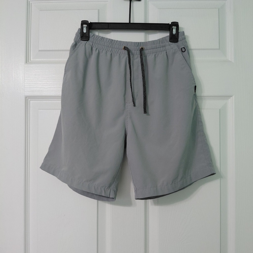 Quiksilver Amphibian Shorts Mens Size 32 Gray Stretch Dry Flight Hybrid Swim
